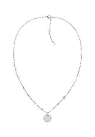 Tommy Hilfiger Womens 2780698 Ladies Necklace - Grey Stainless Steel - One Size