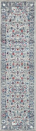 Jonathan Y Designs Modern Persian Vintage Medallion Area Rug in Light Gray/Multi at Nordstrom, Size 2Ft 0In X 8Ft 0In
