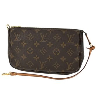 Louis Vuitton Monogram Brown Monogram Pochette Pouch (Pre-Owned)