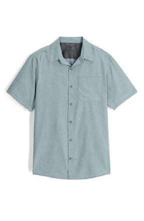 Royal Robbins Amp Lite II Short Sleeve Button-Up Shirt in Light Slate Heather at Nordstrom, Size Xx-Large
