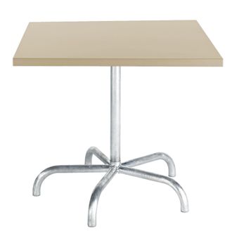 Schubiger M&ouml;bel Metalltisch S&auml;ntis Quadratisch