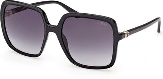 Guess GU00280 01B Womens Sunglasses Black Size 57