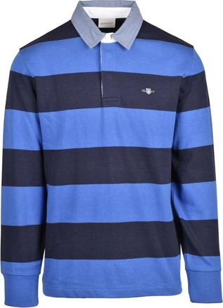 GANT Heren, Tops, Blauw, Maat: L Katoen