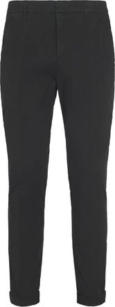 Dondup Gaubert Slim-fit Broek - Heren - Slim Fit Broeken - Zwart - W35 - Katoen - Broeken