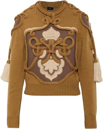 Etro Maglione in maglia - - Knitwear - Donna - Marrone - S