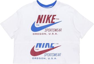 Nike (WMNS) Nike Sportswear Icon Clash Logo Printing White DB3849-100
