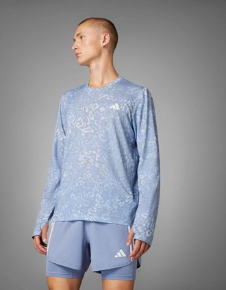 adidas Mens Adidas Own The Run Climacool Mens Long Sleeve - Blue - Size: 34