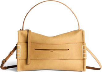 J.W.Anderson Small Loafer Leather Handbag in Gold at Nordstrom