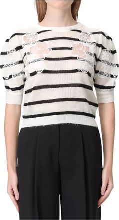 Twinset Donna, Maglie, Bianco, XS, new