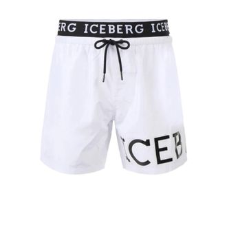 Iceberg Heren, Badkleding, Wit, Maat: 2XL Poliester