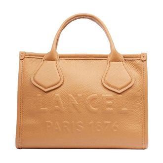 Lancel Tassen, Dames, Bruin, ONE Size, Leer, S Zip Tote