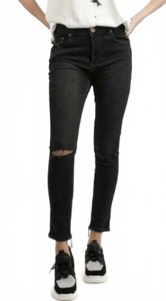 One Teaspoon High Waist Free Birds Jeans In Worn Raven