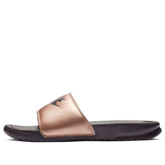 Nike (WMNS) Nike Benassi JDI Slide Metallic Red Bronze 343881-900