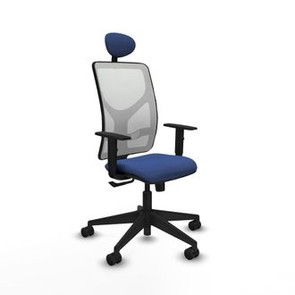 Piqueras y Crespo Silla De Oficina Con Cabecero Motilla Piqueras Y Crespo 1d066n1 Azul Marino