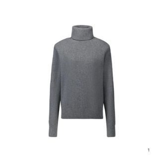 Laurence Bras Turtlenecks, female, Gray, S, Achille Turtleneck Jumper