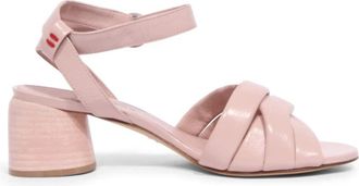 Halmanera Glaze Cipria Sandal - Dames - Sandalen met hakken - Roze - 35 EU - Schoenen