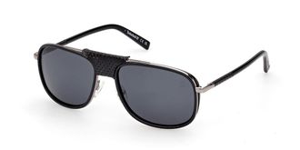 Timberland TB00091 Polarized 01D Mens Sunglasses Black Size 58