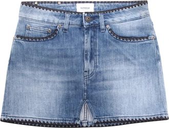 Dondup Denim Rok - Dames - Spijkerrokken - Blauw - W28 - Denim - Rokken