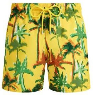 Vilebrequin Ultra-light and packable Swim Shorts Palms Offset in Sun at Nordstrom, Size Large
