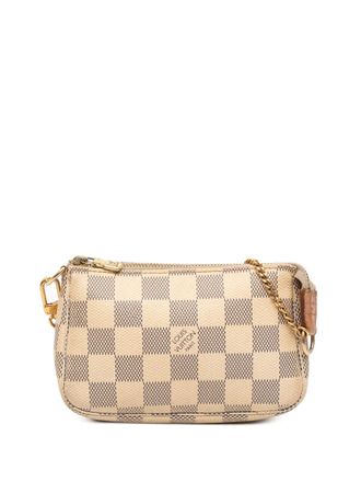 Louis Vuitton 2013 Damier Azur Mini Pochette Accessoires handbag - women - Fabric - One Size - White