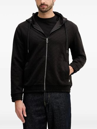 Joop Hoodie met rits - Zwart