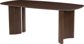 Vente-Unique Mesa de comedor para 8 personas en madera de acacia - Natural oscuro - TAMENIA de Maison C&eacute;phy