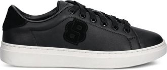 BOSS Sneakers met logoplakkaat - Zwart