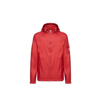 Moncler Moncler Etiache Hooded Rain Jacket, Men, Red, Size: 1