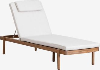 Sklum Sklum - Tumbona Reclinable En Madera De Acacia Aderyn