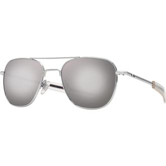 American Optical Original Pilot 55mm Aviator Glass Non Polarized in Silver - Gng at Nordstrom