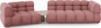 BLOOMINGLOFT Grosses 3-Sitzer Designsofa Sky mit abgerundeter Seite links