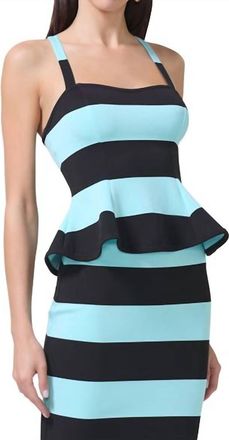 AFRM Lyle Top In Resort Stripe
