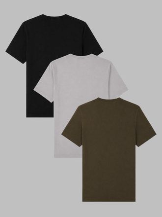 HUGO BOSS Logo-Print 3-Pack T-Shirt - Multicolor
