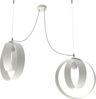 Lumicom Shell L&aacute;mpara De Techo 3 Luces Bicolor Mate