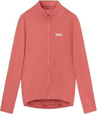PEdALED Element Long Sleeve Jersey Velotrikot f&uuml;r Damen | rot
