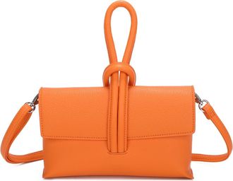 Generic Womens PU Leather Crossbody Clutch Purse with Wrist Loop & Adjustable Shoulder Strap, Small Flap Handbag for Everyday, Party & Travel Fully Lined Fash