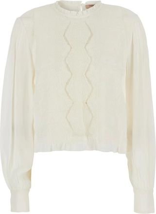 Twinset Mujer, Blusas y Camisas, Blanco, Talla: S