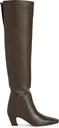 Neil J. Rodgers Meg Over The Knee Boot in Brown Nappa at Nordstrom, Size 39.5