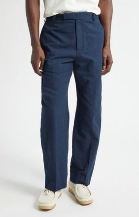 Palmes Cotton Trousers in Navy at Nordstrom, Size 36 Us