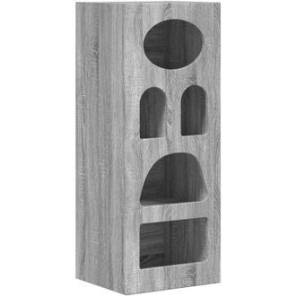 vidaXL Aparador Gris Sonoma 40 X 35 X 100,5 Cm Madera De Ingenier&iacute;a Vidaxl