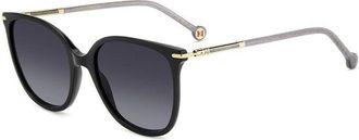 Carolina Herrera HER 0229/S 0P9X 9O Black/Gold with Glitter/Dark Grey Gradient