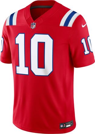 Nike Drake Maye New England Patriots Nike Mens Dri-FIT NFL Limited Jersey in Red | 37NMNPLA8KF-V77