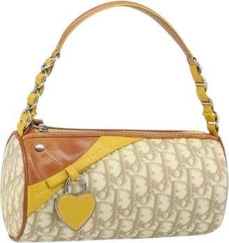Dior Pre-owned Mini Bags, female, Beige, Size: ONE SIZE Pre-owned Vintage Mini Shoulder Bag