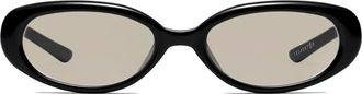 Maison Margiela x Gentle Monster Occhiali da sole con montatura ovale - Nero