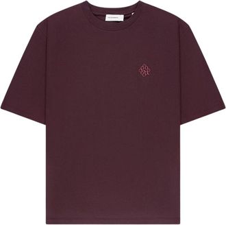 The Goodpeople Tommy Signature Tee - Heren - Tops - Rood - Maat: S Katoen