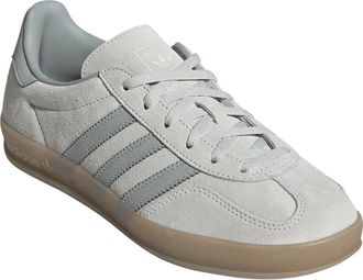 adidas Gazelle Indoor Sneaker in Linen Green/Wonder Sage/Gum5 at Nordstrom, Size 10.5