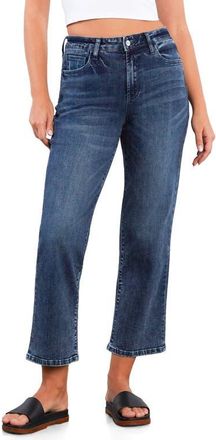 HINT OF BLU Ankle Straight Leg Jeans in Catch A Wave Blue at Nordstrom, Size 27
