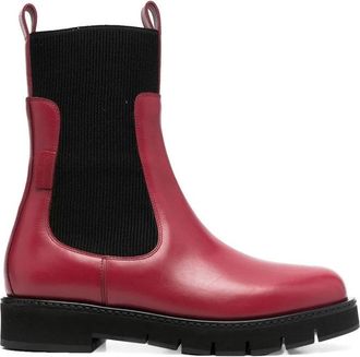 Ferragamo Ladies Bordeaux Boots, US Size 8.5