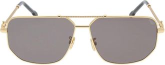 Fred Perry Stijlvolle zonnebril met uniek ontwerp - unisex - Zonnebrillen - Geel - ONE Size - Accessoires