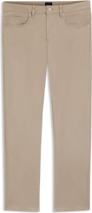 BOSS Delaware slim-fit trousers in fade-resistant twill